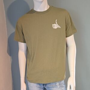 Olive Green Short Sleeve Graphic Tee